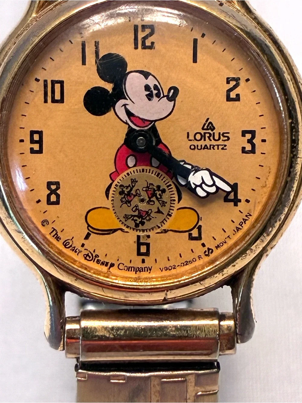 Vintage (1988-92) Lorus Mickey Mouse Women’s Watch V802-0090 Rotating Seconds
